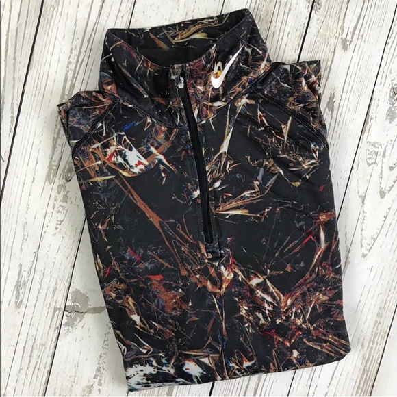 Nike Tops - Nike Pro Combat Dri Fit Pullover 1/4 Zip Fitted